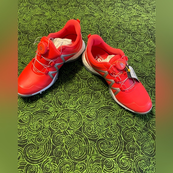 adidas Shoes - Adidas Women’s Adipower Boost Boa Golf Shoes in Coral/Silver